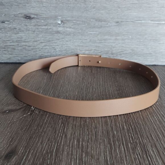 YooAi Tan Faux Leather Belt 38 - Picture 2 of 5